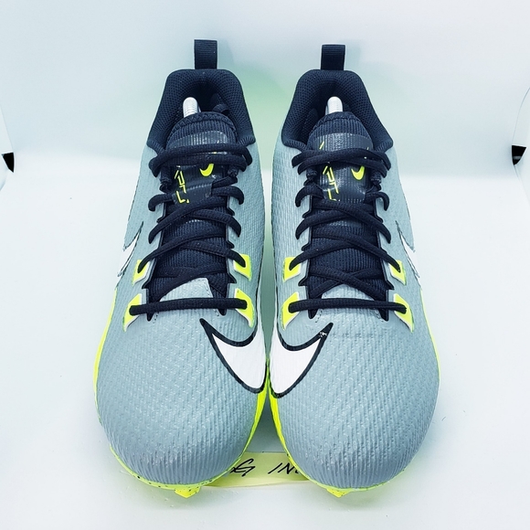 Nike Vapor Edge Speed 360 2 Football Cleats Grey Volt Men's SIZE 11 FB8446-303 - Picture 5 of 10